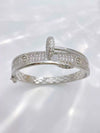 Fashion Open Doublelayer Bracelet For Women Copper Electroplated