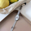 Fashion Oval Alloy Band Quartz Watch For Female