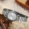 Fashion Oval Bamboo Steel Band Women's Watch