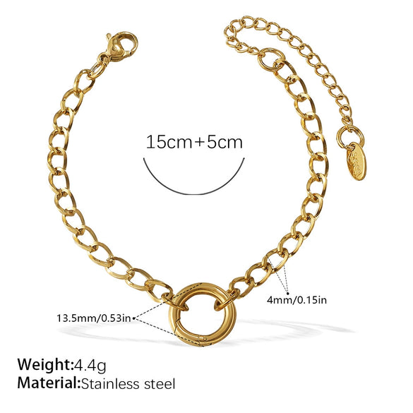 Fashion Owl Red Love Oil Dripping Crown Style Freshwater Pearl 316L Stainless Steel Alloy Marine Life Pattern Electroplated Bracelet For Women