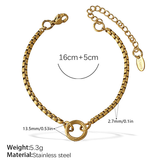 Fashion Owl Red Love Oil Dripping Crown Style Freshwater Pearl 316L Stainless Steel Alloy Marine Life Pattern Electroplated Bracelet For Women
