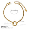 Fashion Owl Red Love Oil Dripping Crown Style Freshwater Pearl 316L Stainless Steel Alloy Marine Life Pattern Electroplated Bracelet For Women