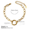 Fashion Owl Red Love Oil Dripping Crown Style Freshwater Pearl 316L Stainless Steel Alloy Marine Life Pattern Electroplated Bracelet For Women