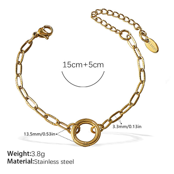 Fashion Owl Red Love Oil Dripping Crown Style Freshwater Pearl 316L Stainless Steel Alloy Marine Life Pattern Electroplated Bracelet For Women