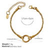 Fashion Owl Red Love Oil Dripping Crown Style Freshwater Pearl 316L Stainless Steel Alloy Marine Life Pattern Electroplated Bracelet For Women