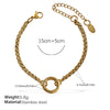Fashion Owl Red Love Oil Dripping Crown Style Freshwater Pearl 316L Stainless Steel Alloy Marine Life Pattern Electroplated Bracelet For Women