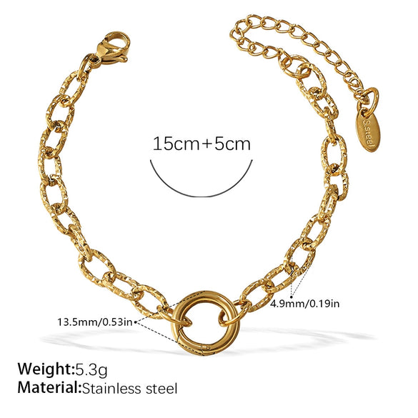 Fashion Owl Red Love Oil Dripping Crown Style Freshwater Pearl 316L Stainless Steel Alloy Marine Life Pattern Electroplated Bracelet For Women