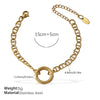 Fashion Owl Red Love Oil Dripping Crown Style Freshwater Pearl 316L Stainless Steel Alloy Marine Life Pattern Electroplated Bracelet For Women