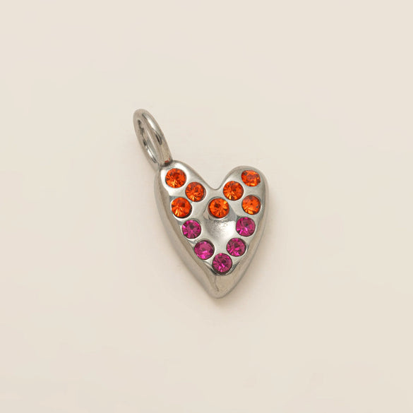 Fashion Pendant Stainless Steel Shaped Diamond Vacuum Plated