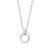 Fashion Pendant Stainless Steel Shaped Diamond Vacuum Plated