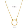 Fashion Pendant Stainless Steel Shaped Diamond Vacuum Plated