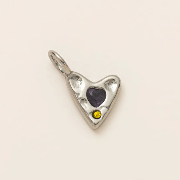 Fashion Pendant Stainless Steel Shaped Diamond Vacuum Plated