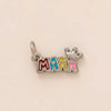 Fashion Pendant Stainless Steel Shaped Diamond Vacuum Plated