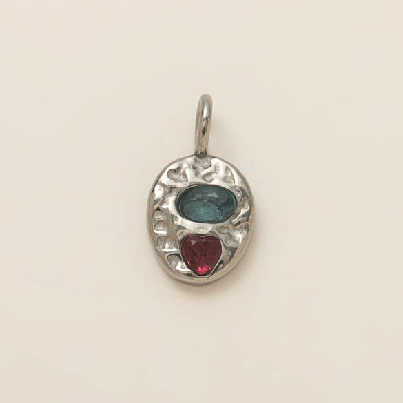 Fashion Pendant Stainless Steel Shaped Diamond Vacuum Plated
