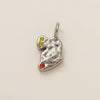 Fashion Pendant Stainless Steel Shaped Diamond Vacuum Plated