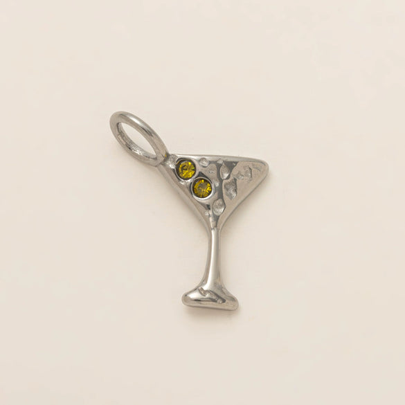 Fashion Pendant Stainless Steel Shaped Diamond Vacuum Plated
