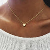 Fashion Pentagram Pendant Necklace Creative Retro Simple Alloy Clavicle Chain Wholesale Gooddiy