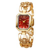 Fashion Personality Square Hollow Alloy Band Quartz Watch For Women