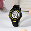 Fashion Pin Buckle Electronic Watch Plastic Case Pu Strap Organic Glass Mirror Round Dial Fresh Style Luminous Waterproof