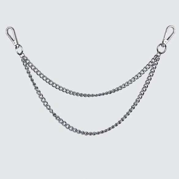 Fashion Punk Style Hiphop Men's Jeans Pants Chain Waist Chain