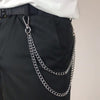 Fashion Punk Style Hiphop Men's Jeans Pants Chain Waist Chain