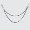 Fashion Punk Style Hiphop Men's Jeans Pants Chain Waist Chain