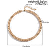 Fashion Punk Style Metal Asymmetrical Geometric Open Bracelet For Women
