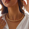 Fashion Punk Style Metal Asymmetrical Geometric Open Bracelet For Women