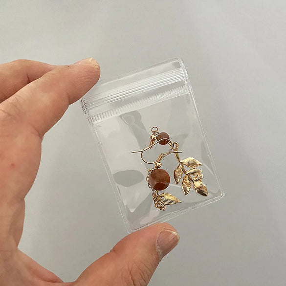 Fashion Solid Color PVC Jewelry Packaging Bags