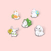 Fashion Rabbit Alloy Stoving Varnish Women'S Brooches