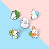 Fashion Rabbit Alloy Stoving Varnish Women'S Brooches