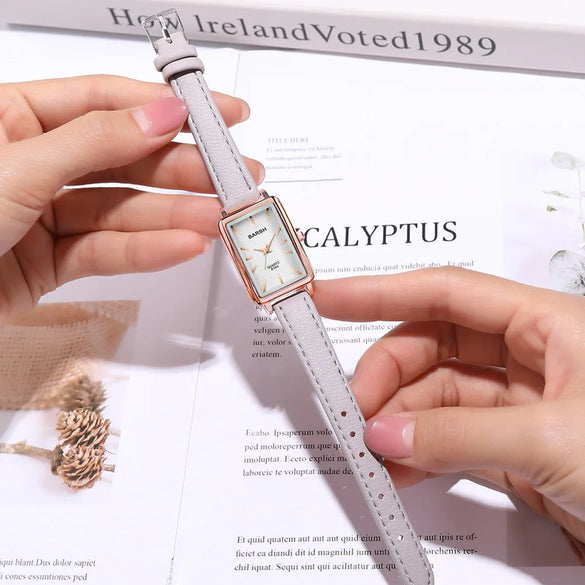 Fashion Rectangle Buckle Quartz Women'S Watches