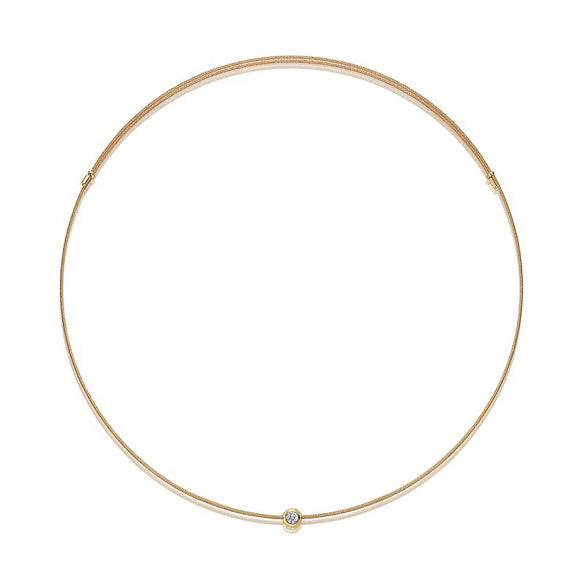 Fashion Red Rope Clavicle Chain 925 Silver Moissanite Inlay Necklace