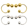 Fashion Retro Heart Copper Earrings With Silver Pin Electroplated Simple Statement Earrings