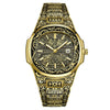 Fashion Retro Men's Alloy Watch With Oval Dial