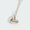 Fashion Retro Shell Pendant Necklace For Ladies Copper Material Heart Shape Electroplating Process O Word Chain