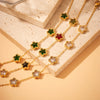 Fashion Retro Star Stainless Steel Goldplated Bracelet Accessories