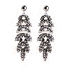 Fashion Retro Willow Rhinestone Alloy Earrings