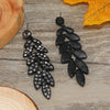 Fashion Retro Willow Rhinestone Alloy Earrings