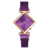 Fashion Rhombus Women's Metal Watch With Quartz Movement And Suction Iron Buckle