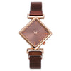 Fashion Rhombus Women's Metal Watch With Quartz Movement And Suction Iron Buckle