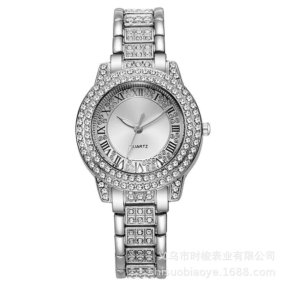 Fashion Roman Pattern Alloy Women's Quartz Watch