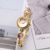 Fashion Round Alloy Women's Bracelet Watch Luxury Niche Ins Style Student Watch