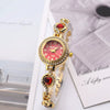 Fashion Round Alloy Women's Bracelet Watch Luxury Niche Ins Style Student Watch