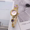 Fashion Round Alloy Women's Bracelet Watch Luxury Niche Ins Style Student Watch
