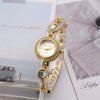 Fashion Round Alloy Women's Bracelet Watch Luxury Niche Ins Style Student Watch