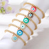 Fashion Round Eye Beaded Epoxy Unisex Bracelets 1 Piece