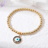 Fashion Round Eye Beaded Epoxy Unisex Bracelets 1 Piece