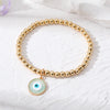 Fashion Round Eye Beaded Epoxy Unisex Bracelets 1 Piece