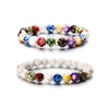 Fashion Round Natural Stone Beaded Bracelets 1 Piece